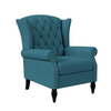 Copper Grove Crawley Diamond Button-Tufted Wingback Chair - Luxe Maple