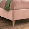 Knox Luxury Upholstered Bed Without Storage in Suede.