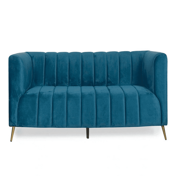 Hokins Sofa Sets in Blue Color - Luxe Maple
