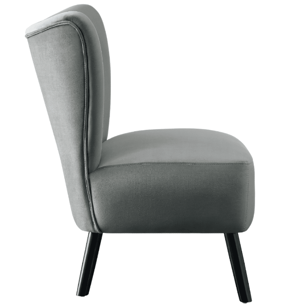 Lappy Suede Accent Chair