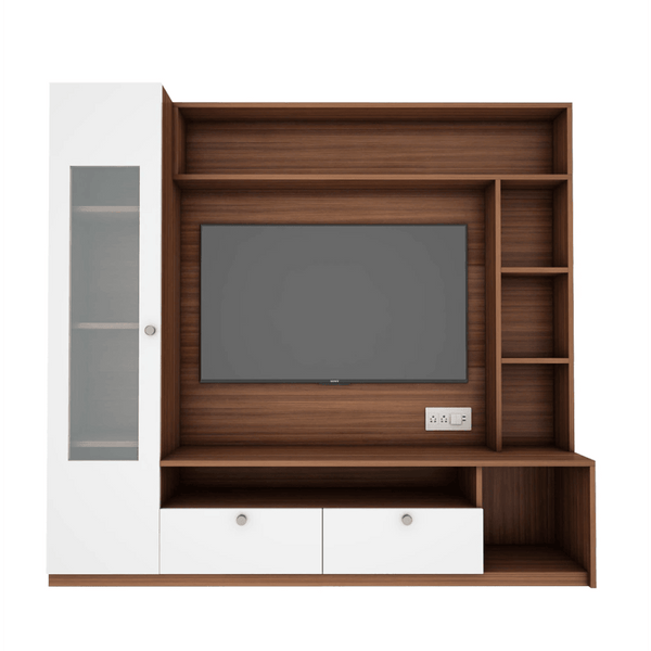 Casa Bonita TV Unit - Walnut - Upto 55 inches TV - Luxe Maple
