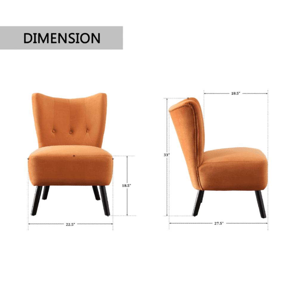 Lappy Suede Accent Chair