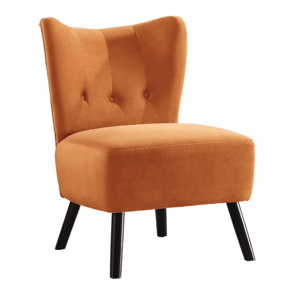 Lappy Suede Accent Chair