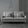 Mexico Straight Line Sofa Set in Grey Color - Luxe Maple
