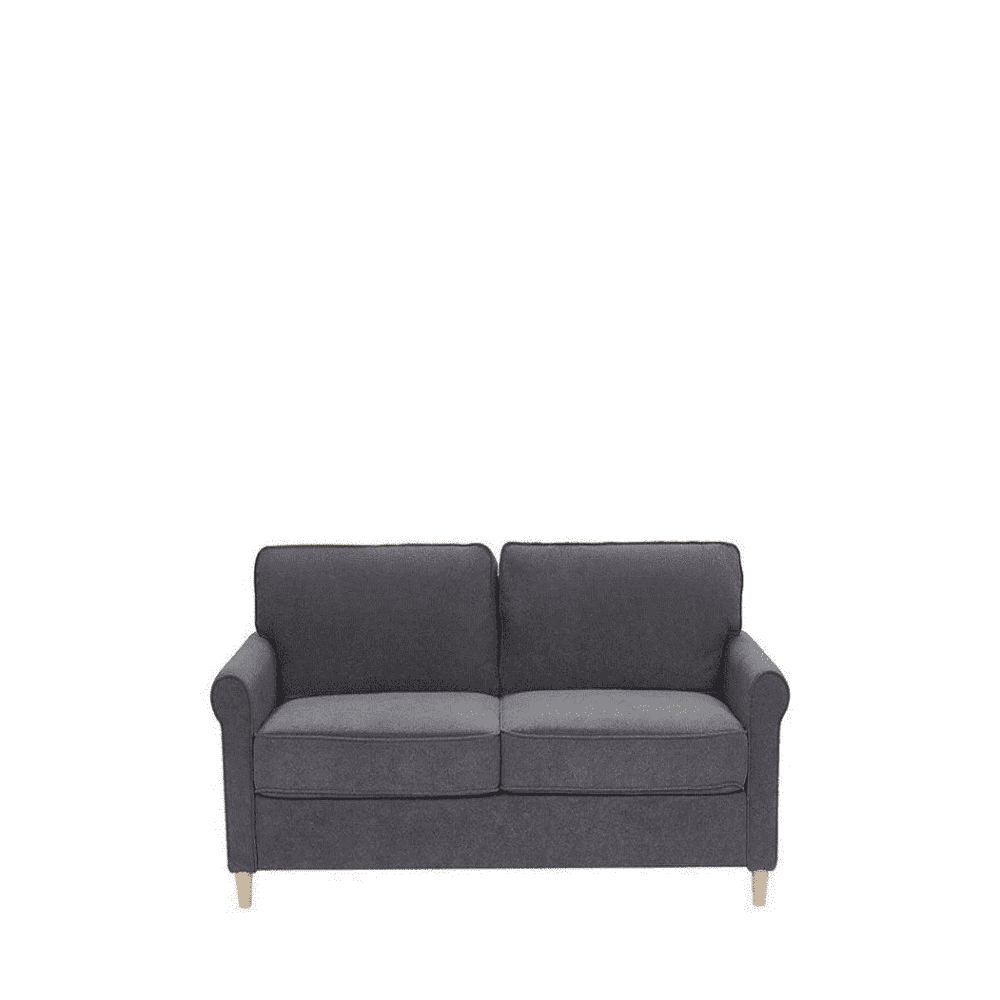 Classic Retro Sofa Set in Grey 3 Seater