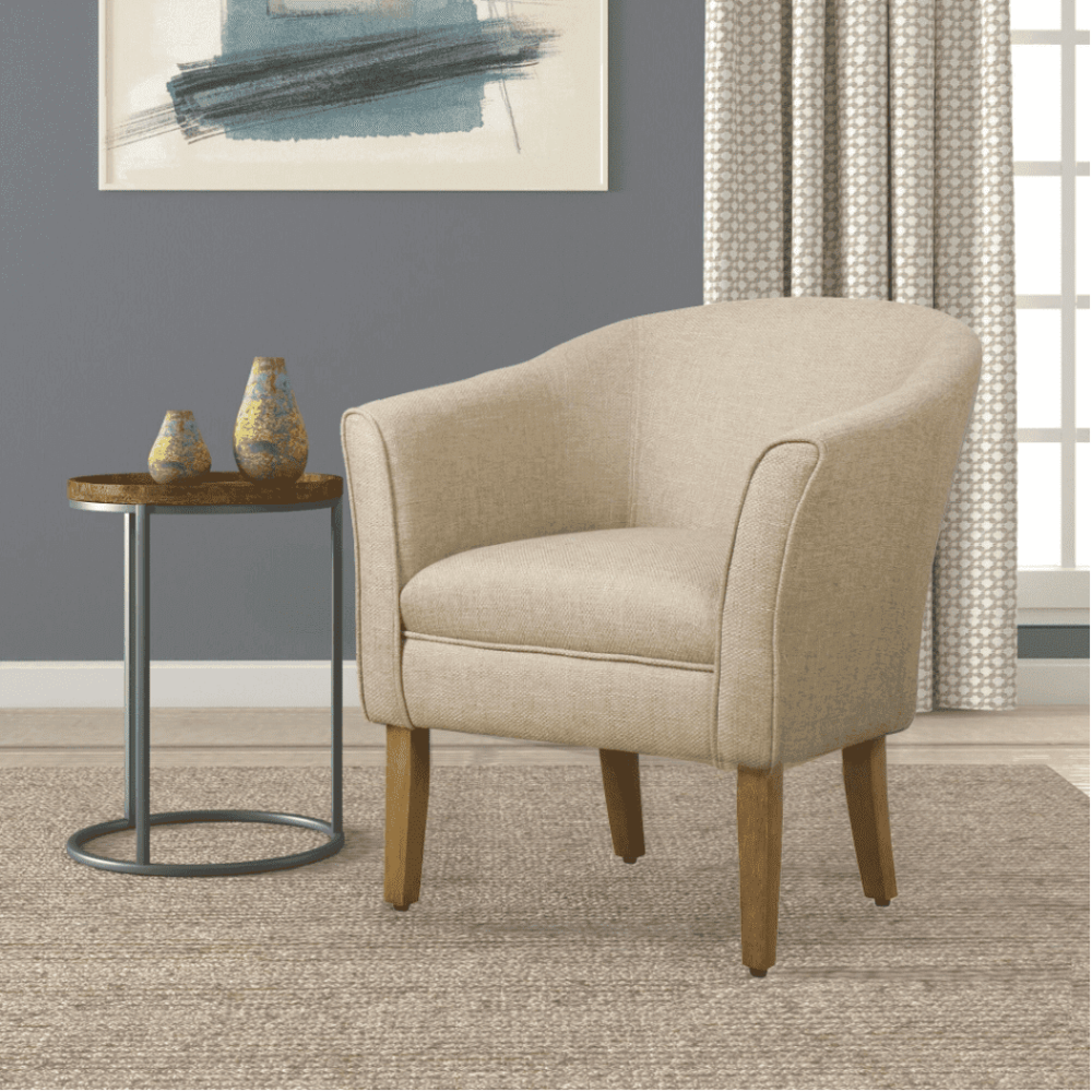 Porch & Den Kings-well Barrel Accent Chair