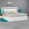 Helen PU Polish Bed in White Color King Pro