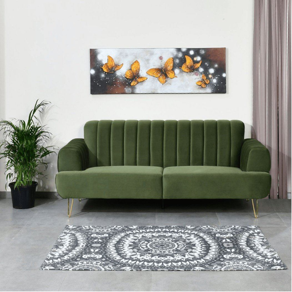 Somervilla Sofa Set in Green Color - Luxe Maple