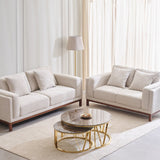 Dubai Pro Luxury Mid-Century Sofa In Cotton 3+2+2 Seater