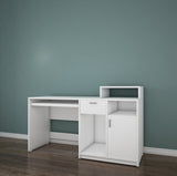 Volvur Study Table in White Color