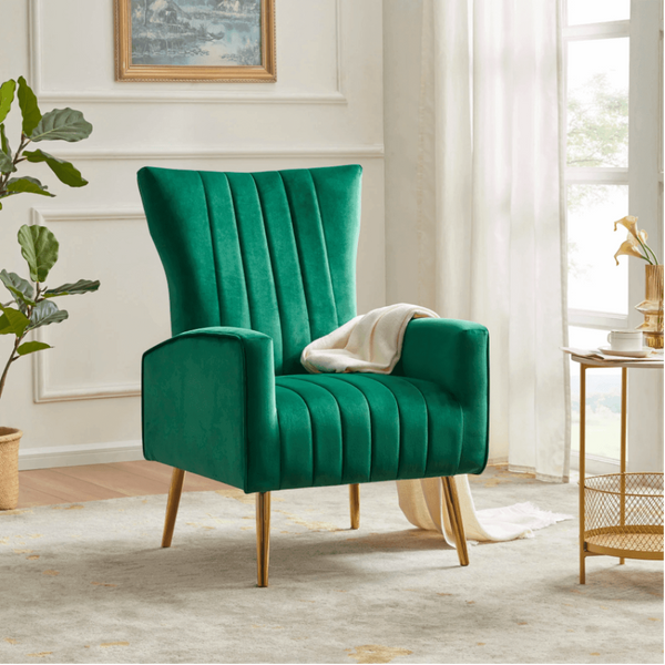 Bells Wing Back Chair - Luxe Maple