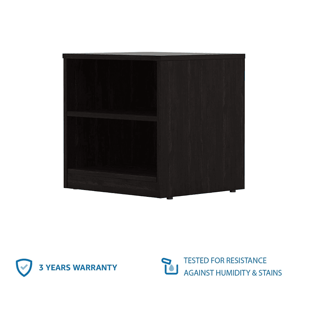 Solimo Engineered Wood Wenge Finish Bedside Table