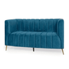 Hokins Sofa Sets in Blue Color - Luxe Maple