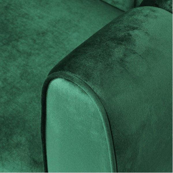 Bobran Modern Suede Sofa Sets - Luxe Maple