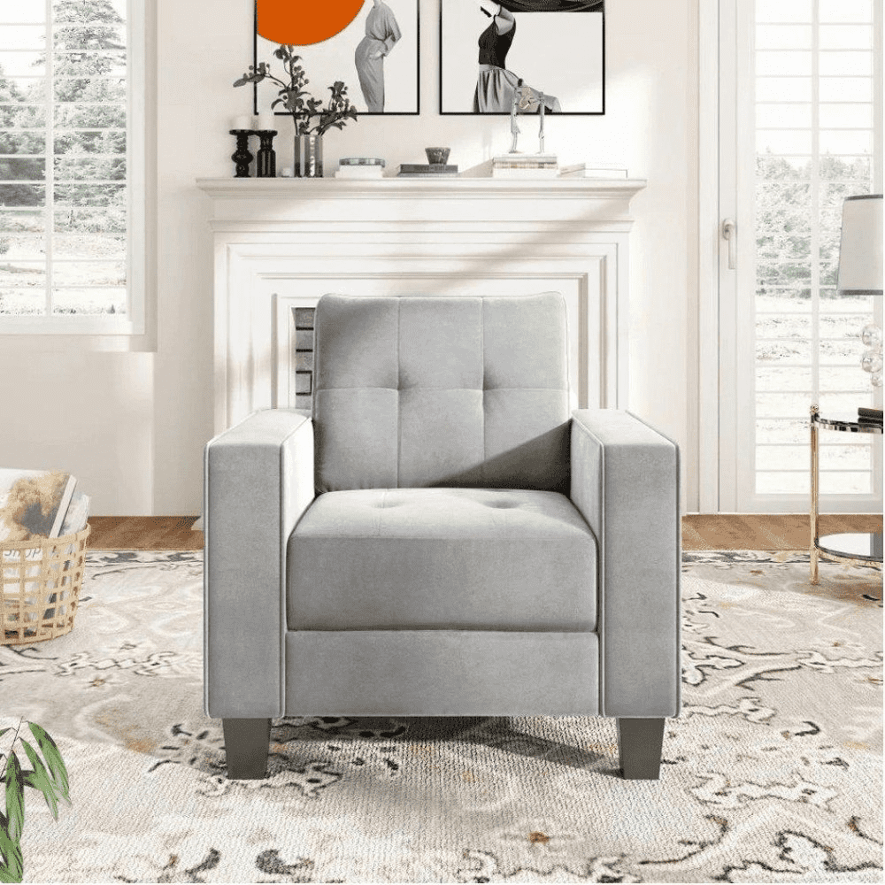 Comfortable Modern Sofa Set for Home Living Room 1 Seater