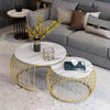 Ketty Golden Nesting Table Set of Two - Center Table.