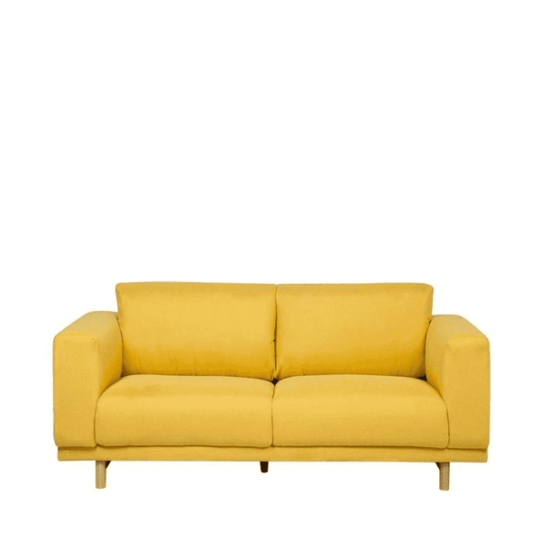 Nivya Classic Sofa Set in Yellow - Luxe Maple