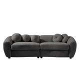 Teddy Premium Sofa Set in Brooklyn Cloth