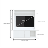 Union TV Unit- Frosty White