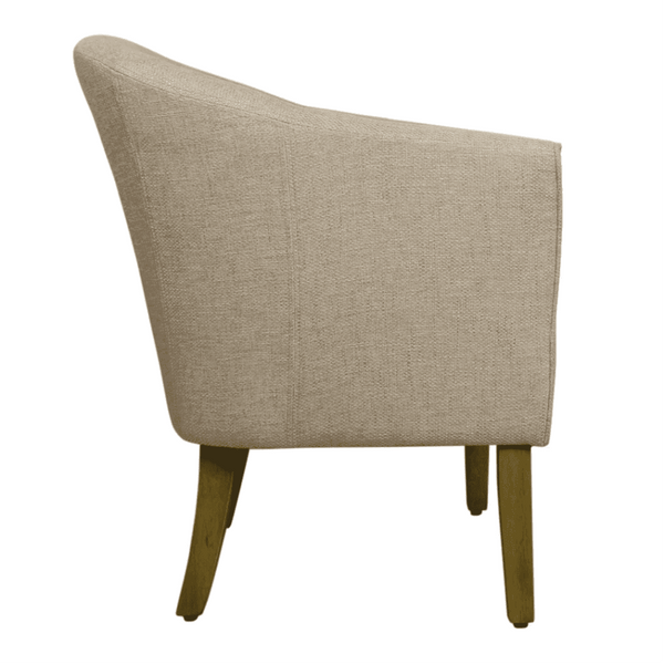 Porch & Den Kings-well Barrel Accent Chair - Luxe Maple