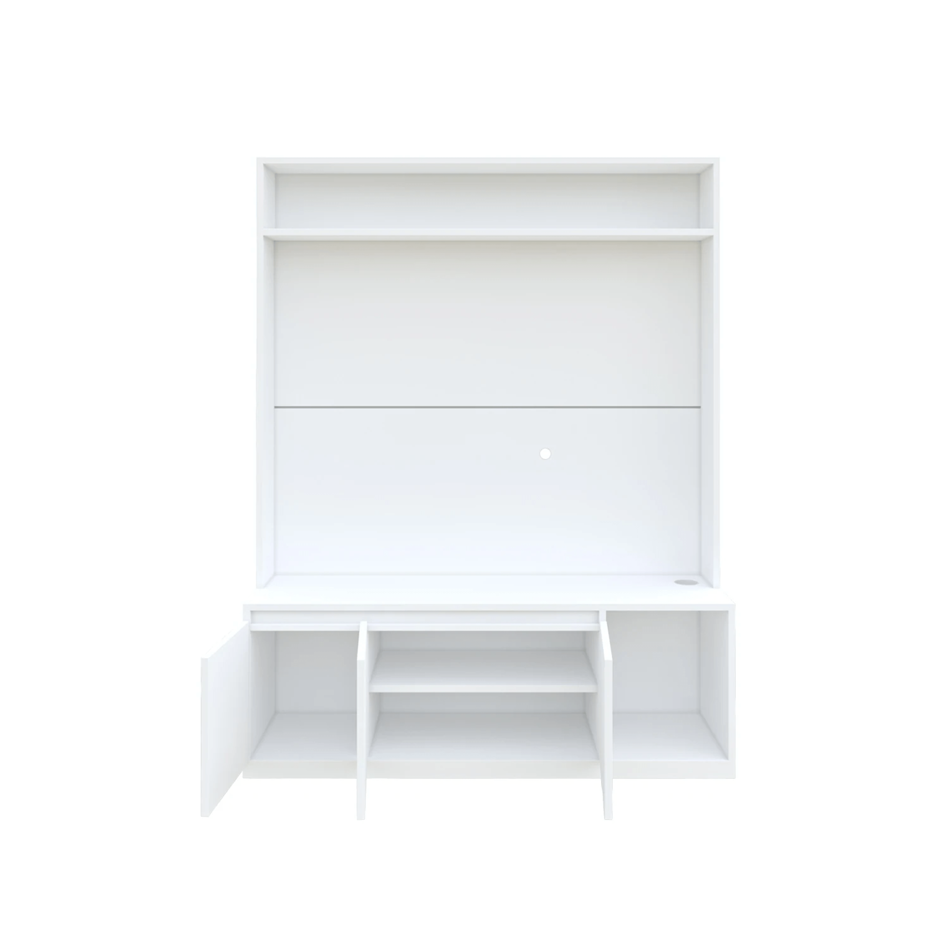 Union TV Unit- Frosty White
