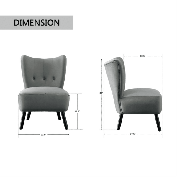 Lappy Suede Accent Chair - Luxe Maple