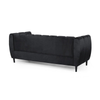 Bobran Modern Suede Sofa Sets - Luxe Maple