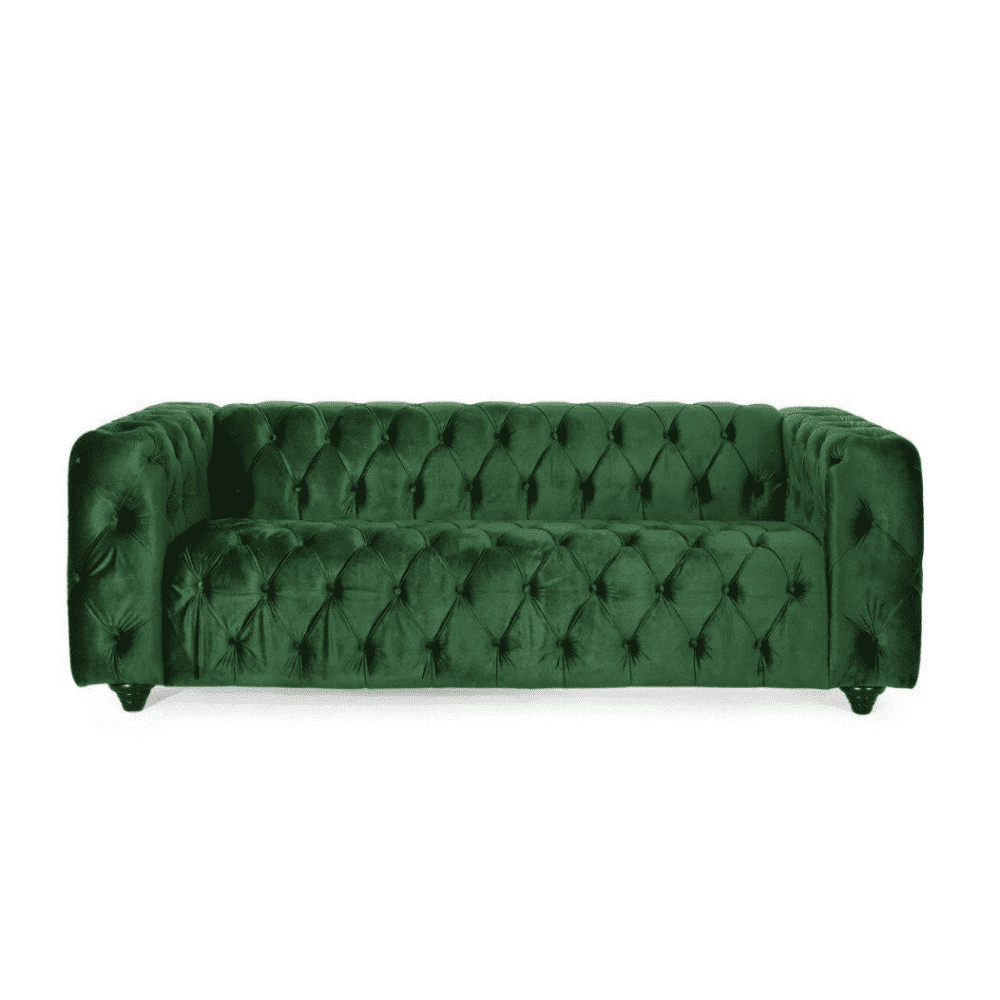 Sagawood Velvet Tufted Sofa Set