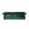 Romeo Chesterfield Sofa Set - Luxe Maple