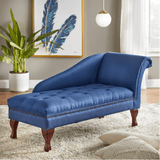 Simple Living Chaise Lounge Blue