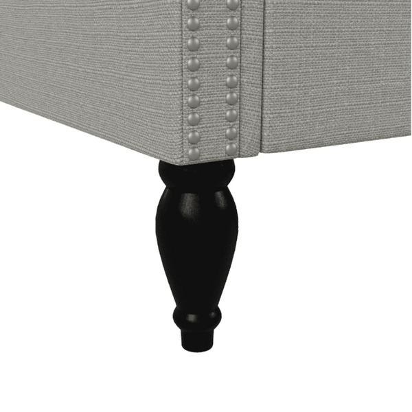 Copper Grove Crawley Diamond Button-Tufted Wingback Chair - Luxe Maple