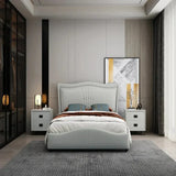 Trilif Luxury Upholstered Bed in Leatherette King Pro