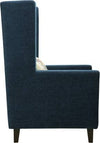 Zolo Wing Chair in Blue Color - Luxe Maple
