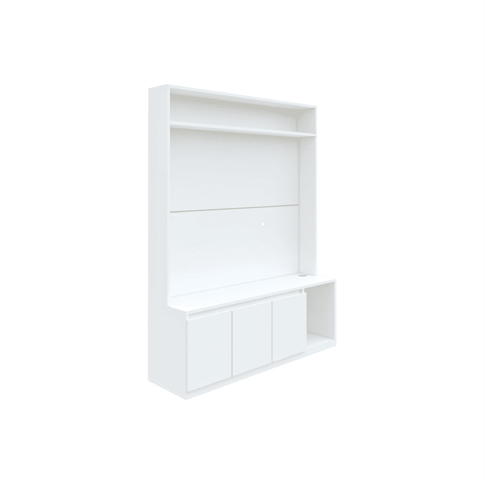 Union TV Unit- Frosty White