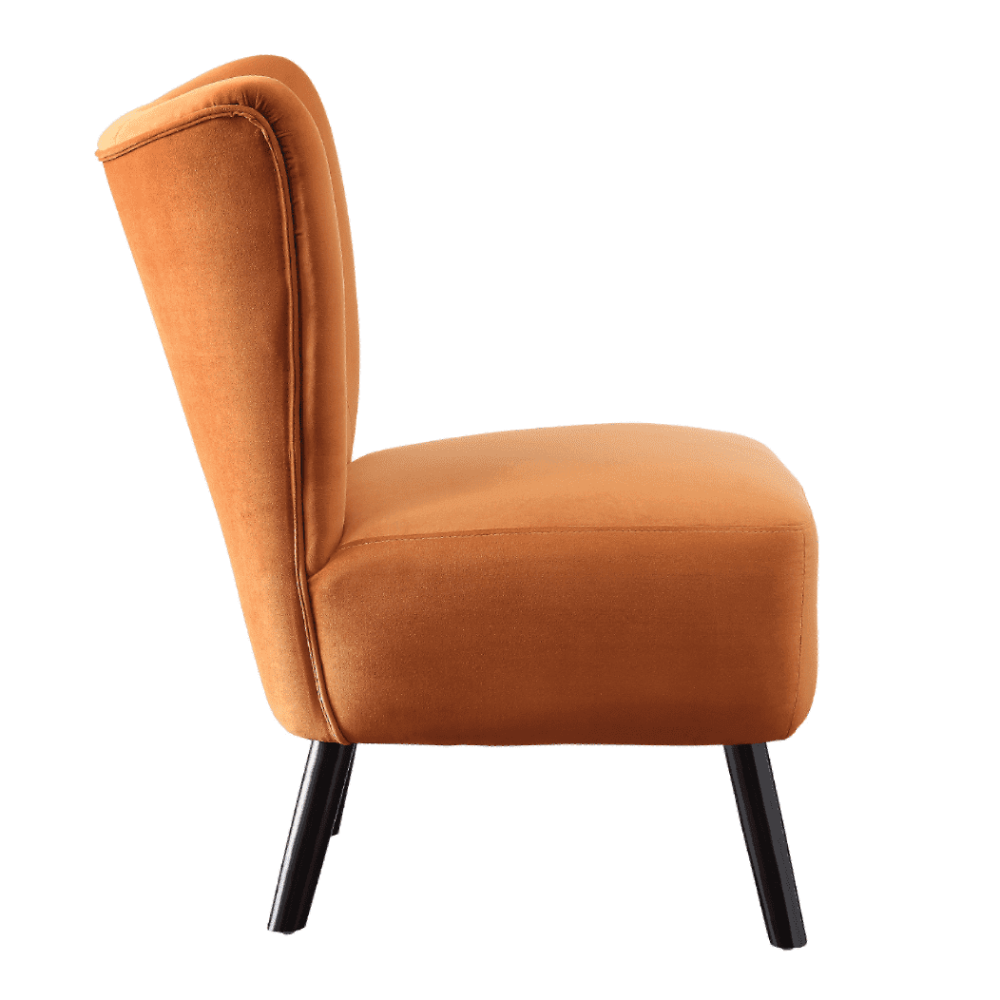 Lappy Suede Accent Chair