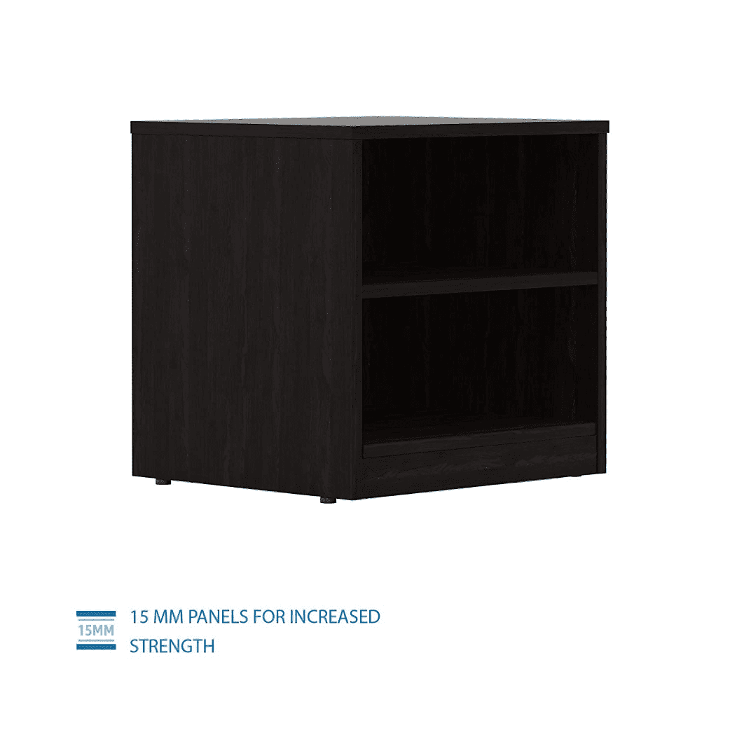 Solimo Engineered Wood Wenge Finish Bedside Table