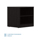 Solimo Engineered Wood Wenge Finish Bedside Table