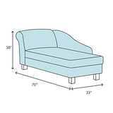 Unicorn Suede Lounger in Red Color