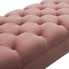 Tiffo Suede Lounger in Blush Pink Color - Luxe Maple