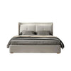 Tony Luxury Upholstered Bed in Leatherette.