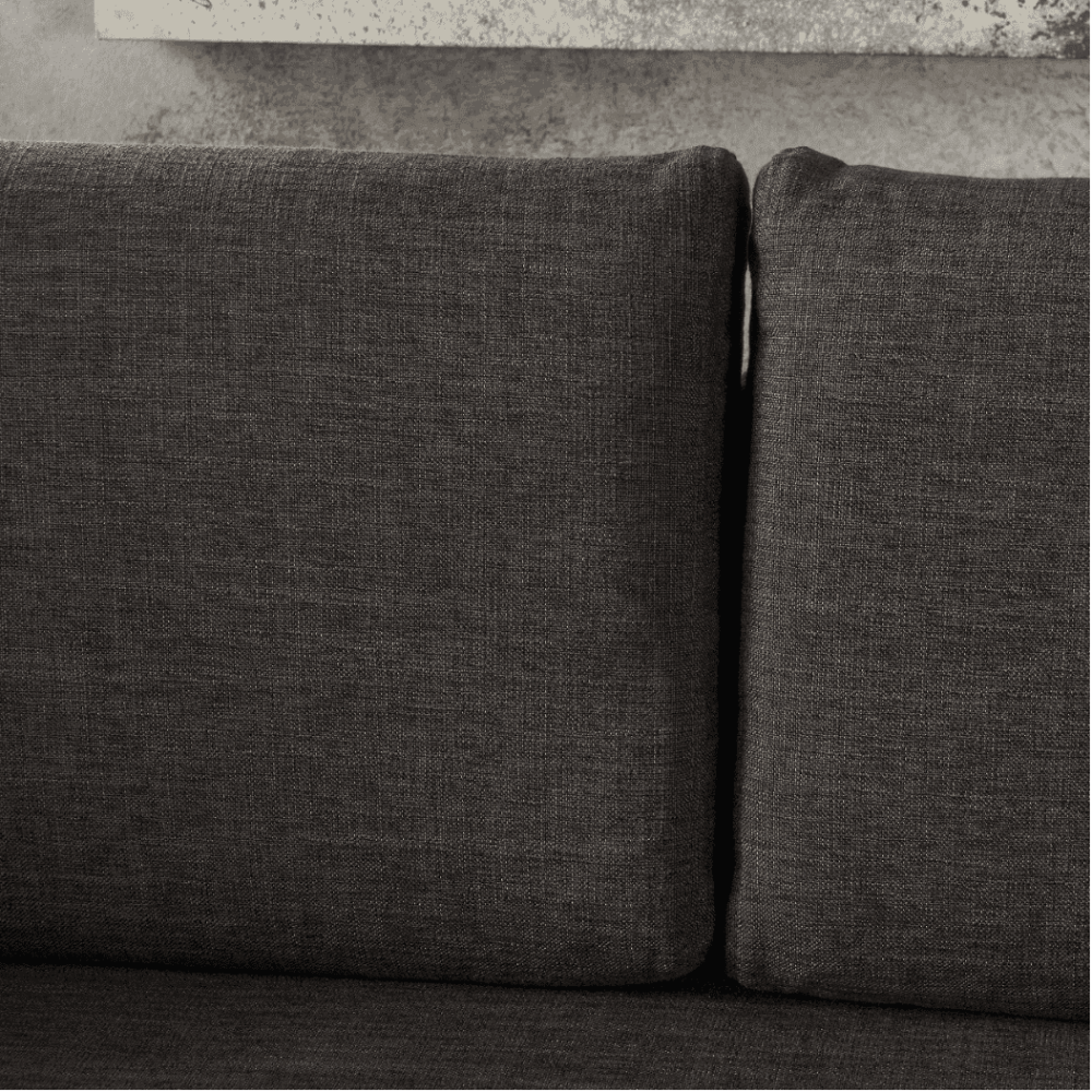 Augusto Mid-century Modern Fabric Chaise Sectional