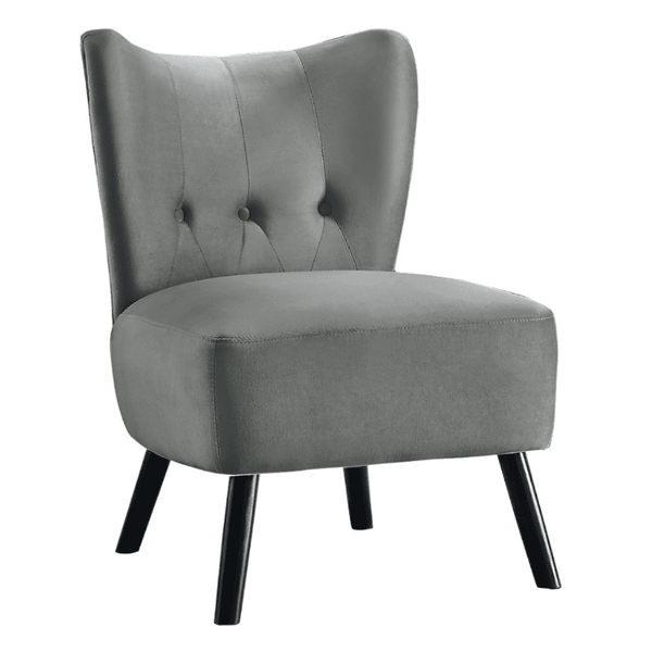 Lappy Suede Accent Chair - Luxe Maple