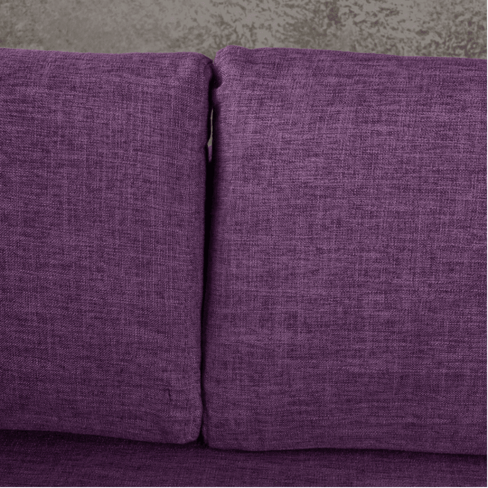 Augusto Mid-century Modern Fabric Chaise Sectional