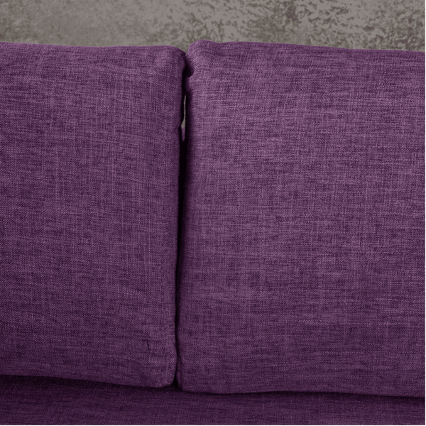 Augustus Mid-century Modern Fabric Chaise Sectional - Luxe Maple