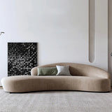 Mario Luxury Sofa Set in Suede Beige