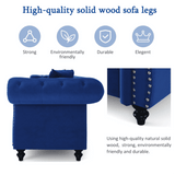Jack & Hill Chesterfield Suede Sofa Set