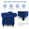 Jack & Hill Chesterfield Suede Sofa Set - Luxe Maple