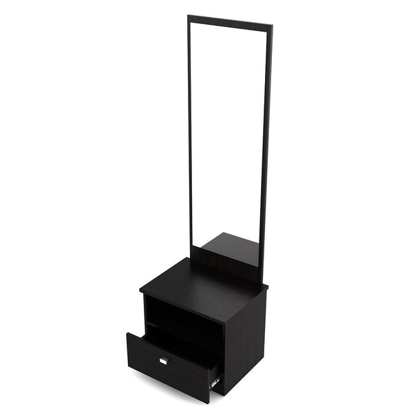 Spacewood Value Engineered Wood Dressing Table (Natural Wenge) - Luxe Maple