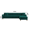 Bosco Luxury Sectional Sofa in Suede