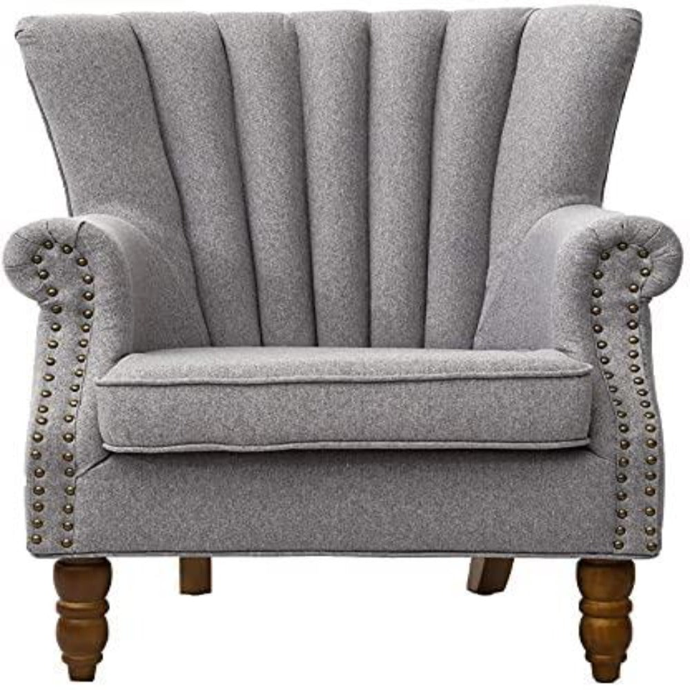 Romen Couch Accent Chair in Grey Color
